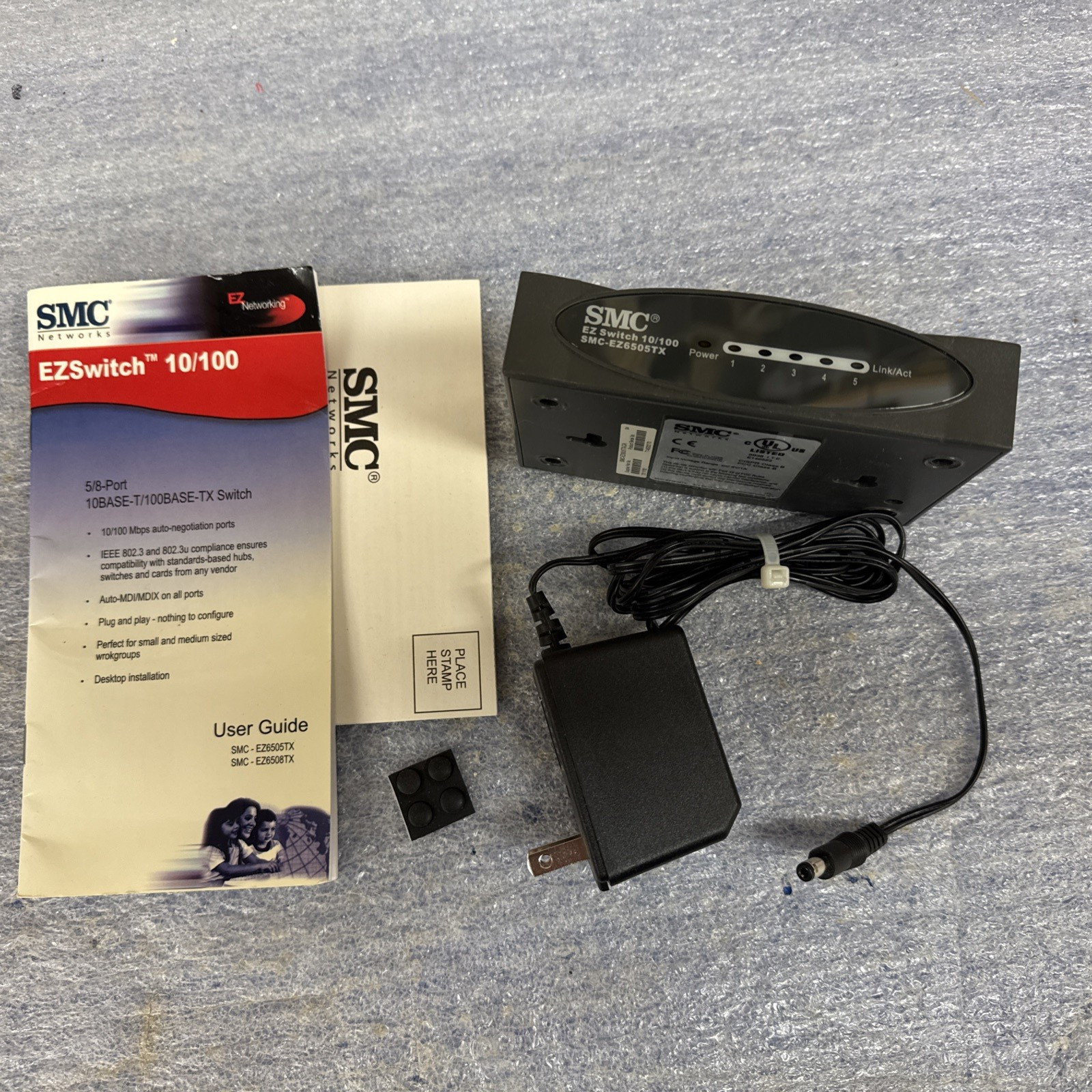 SMC Networks SMC-EZ6505TX Dual Speed Switch 10/100Mbps 5-Port