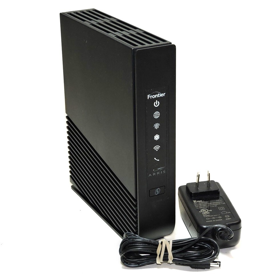Arris Frontier Ethernet Gateway Wi-Fi Modem Router NVG468MQ with adapter/Cat5