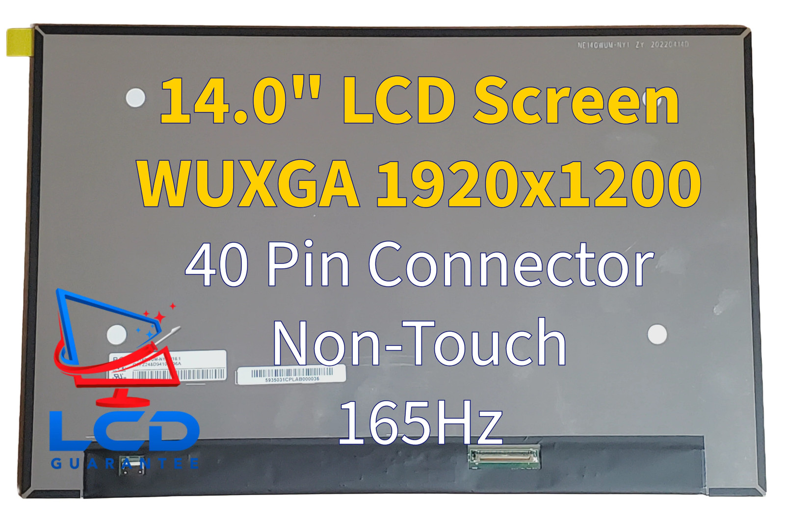 Acer PN: KL.1400E.023 14" WUXGA Non Touch LCD Replacement Laptop Screen