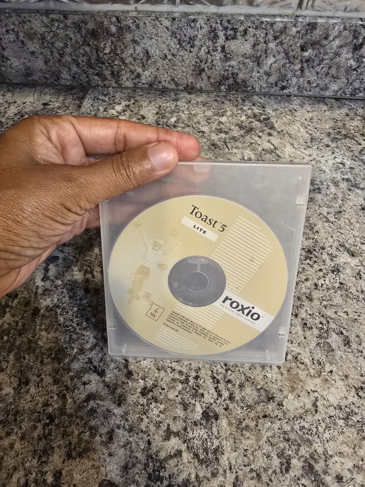 Vintage Roxio Toast 5 Lite Software Disk For Mac