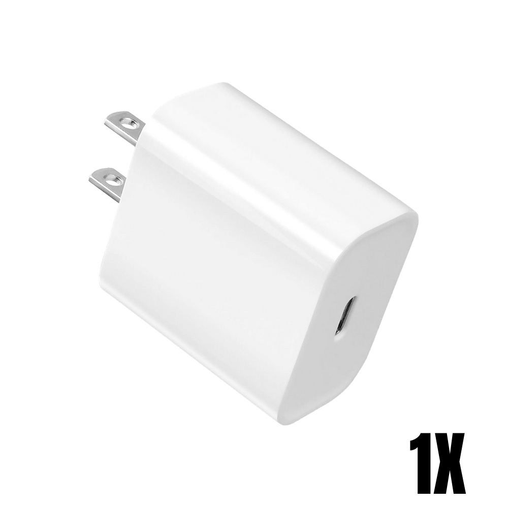 20W Fast Charger PD USB C Power Adapter For iPhone 14 13 12 Pro 11 XR 8 iPad Lot