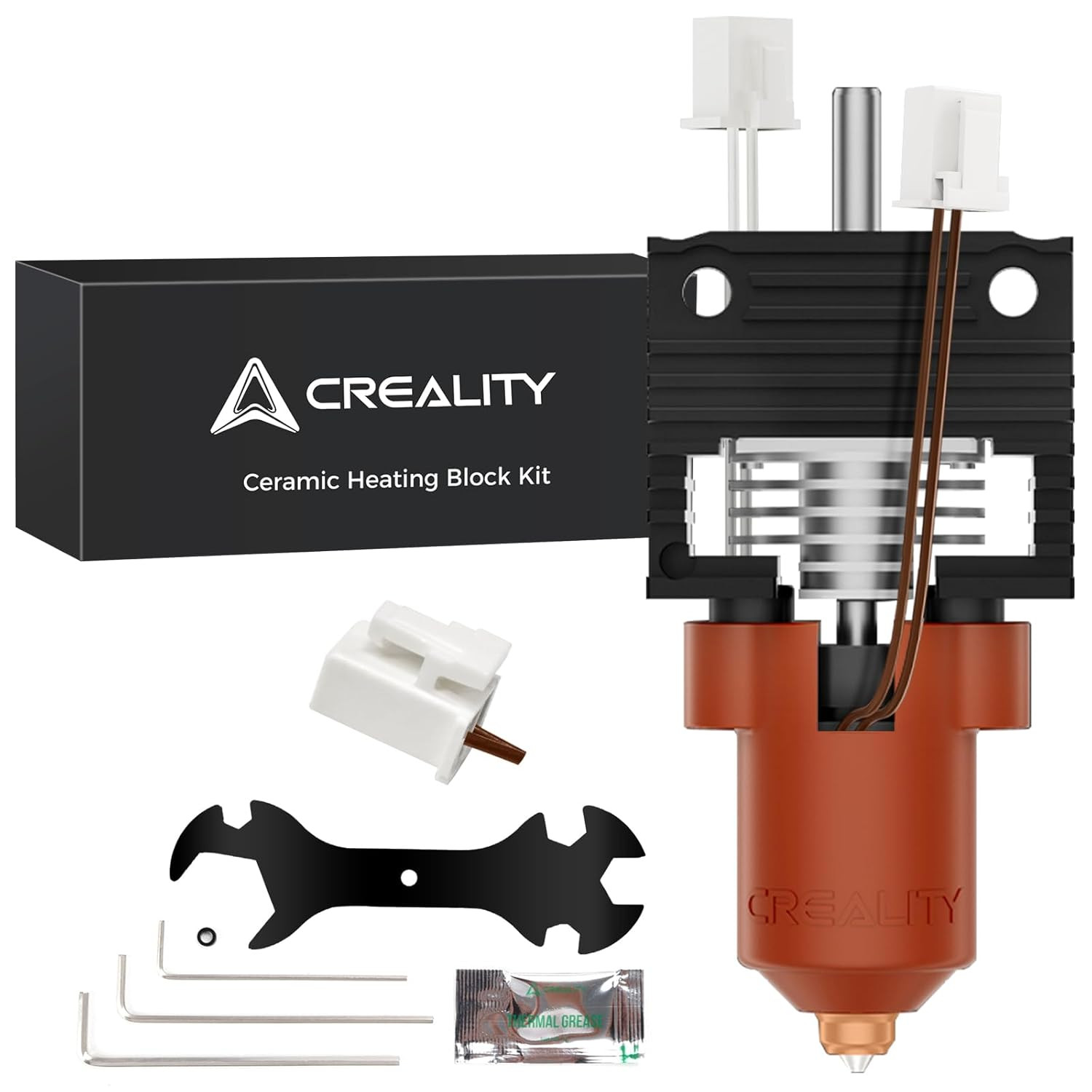 K1 Series Hotend Upgrade Kit with Quick-Swap Nozzle for High-Speed 3D Printing
