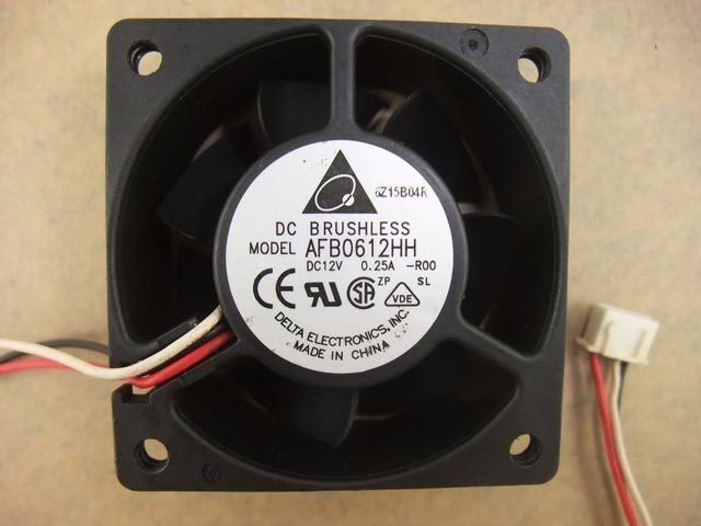 DELTA AFB0612HH-R00 6025 60 x 25mm Fan 12V 0.25A 4Pin(3 Wires) 520