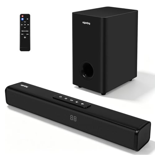CT-460 Sound Bar for Smart TV - 2.1ch Soundbar with Subwoofer, Bluetooth Sound