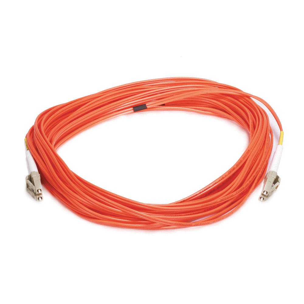 MONOPRICE 6201 Fiber Cord,Duplex,LC, LC,2m,Yellow 13U510