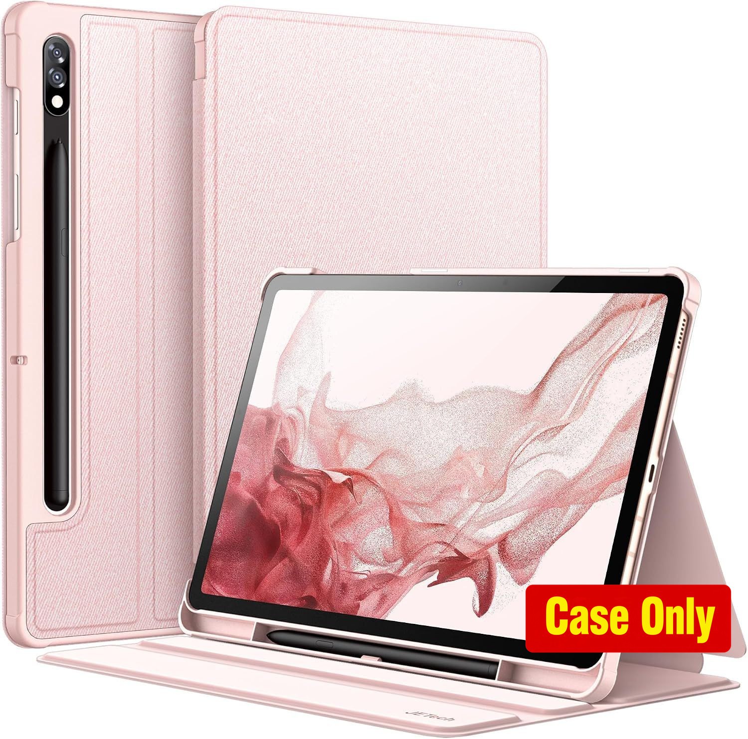 Slim Folio Stand Case for 11-Inch Samsung Galaxy Tab S8/S7 with S Pen Holder