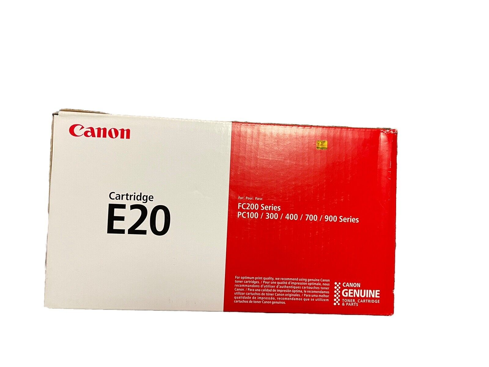 NEW Genuine OEM Canon E20 Black Toner Cartridge - SEALED BOX New Old Stock