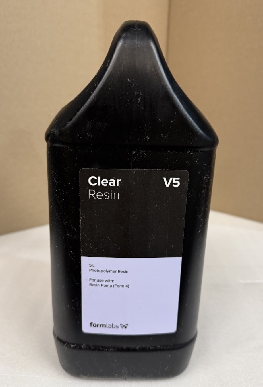 Formlabs Clear Resin V5 Photopolymer Resin 5L