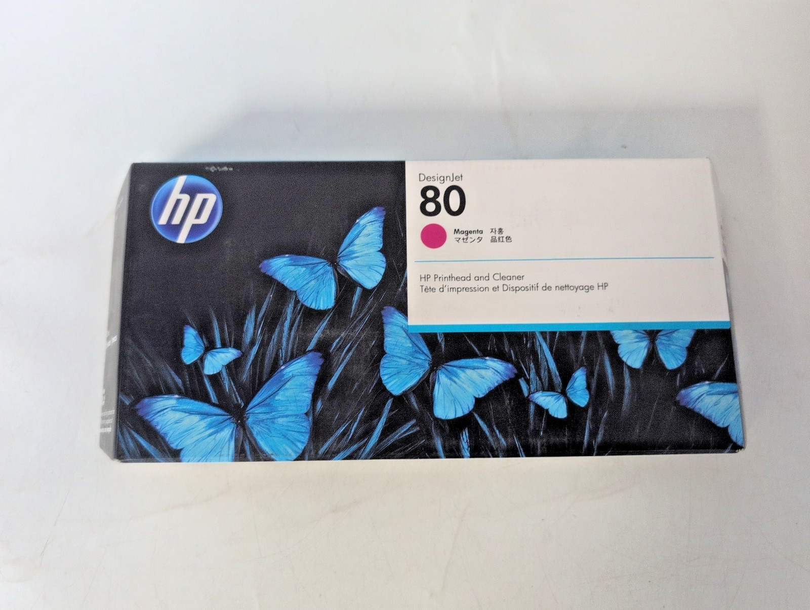 GENUINE HP DESIGNJET 80 MAGENTA  PRITHEAD AND CLANER C4822A EXP. APR 2022