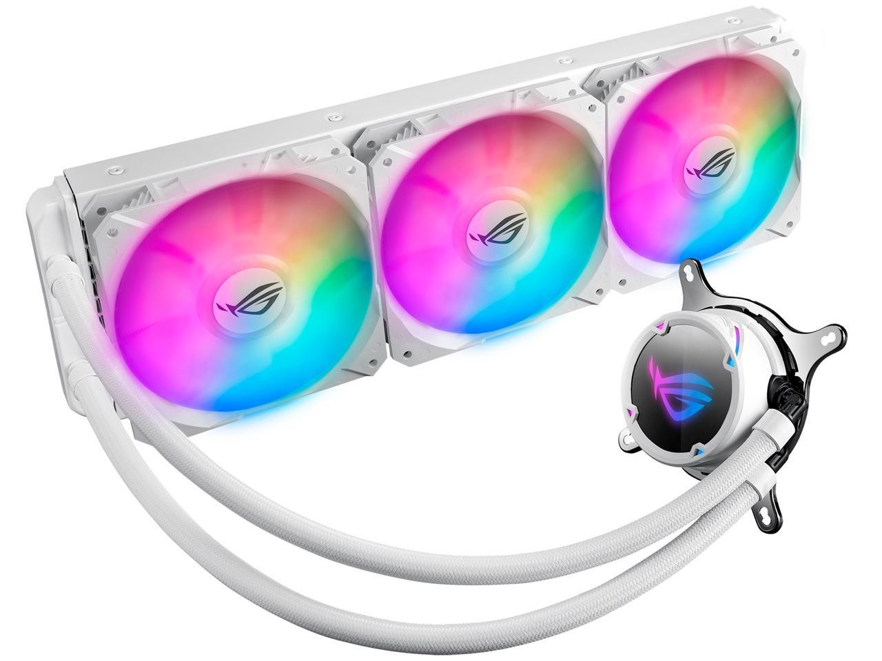 ASUS ROG Strix LC 360 RGB White Edition 360mm All-in-one RGB Liquid CPU Cooler