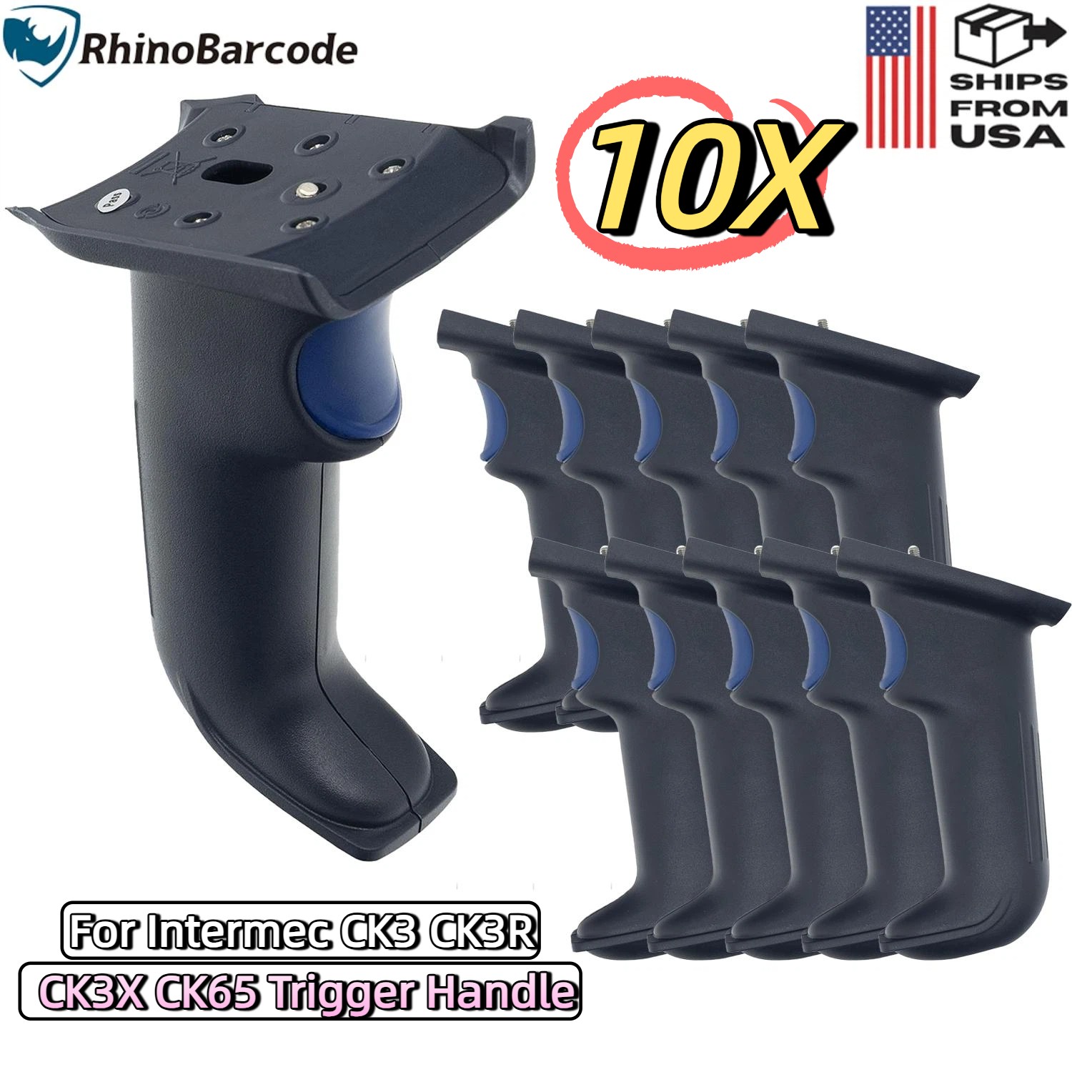 10X Gun Trigger Pistol Grip Handle for Intermec CK3 CK3R CK3X CK65 203-879-003
