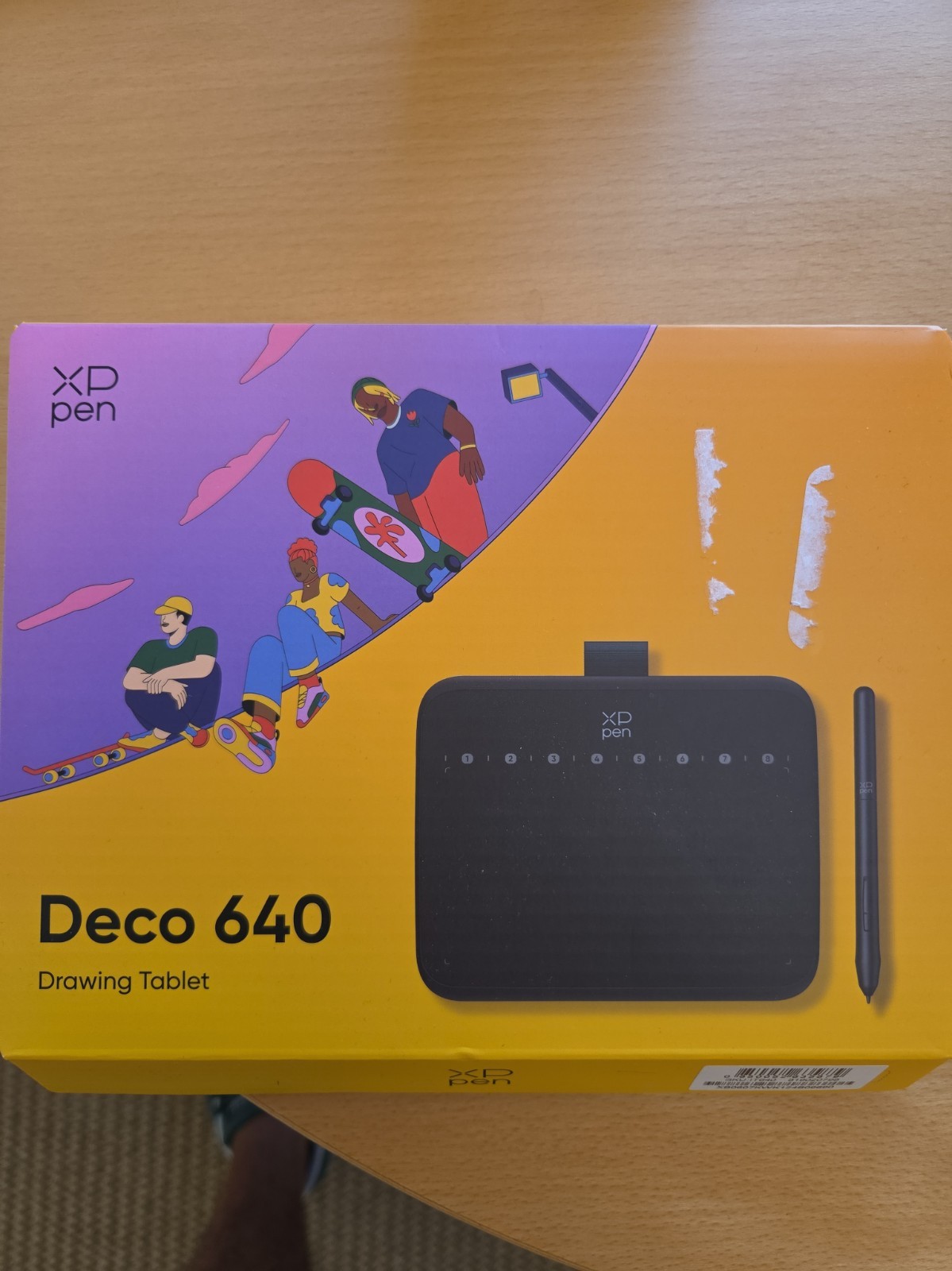 XP-Pen Deco 640 Graphics Drawing Tablet 16:384 Pressure Levels, USB-C, 60° Tilt