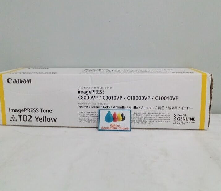Canon T02 8532B001 Yellow Toner Cartridge