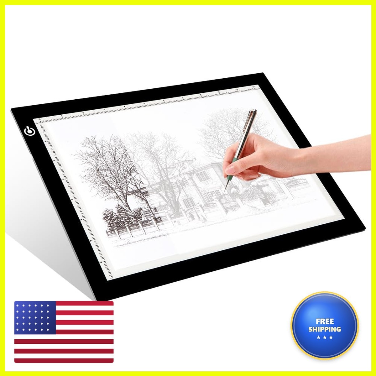 LitEnergy LE-A4S-B A4 LED Copy Board Light Tracing Box USB