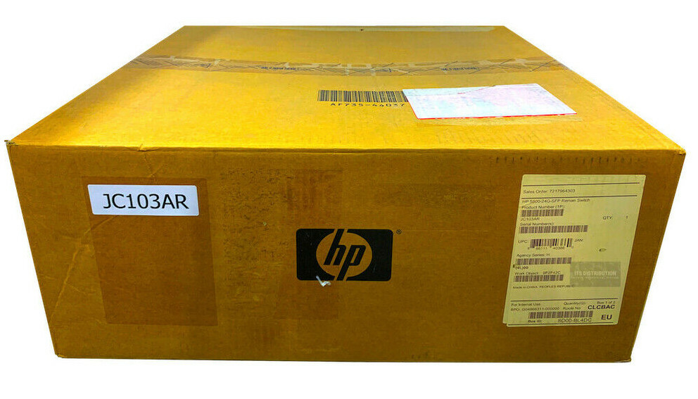JC103A I HP 5800 24GB SFP Switch RENEW SEALED