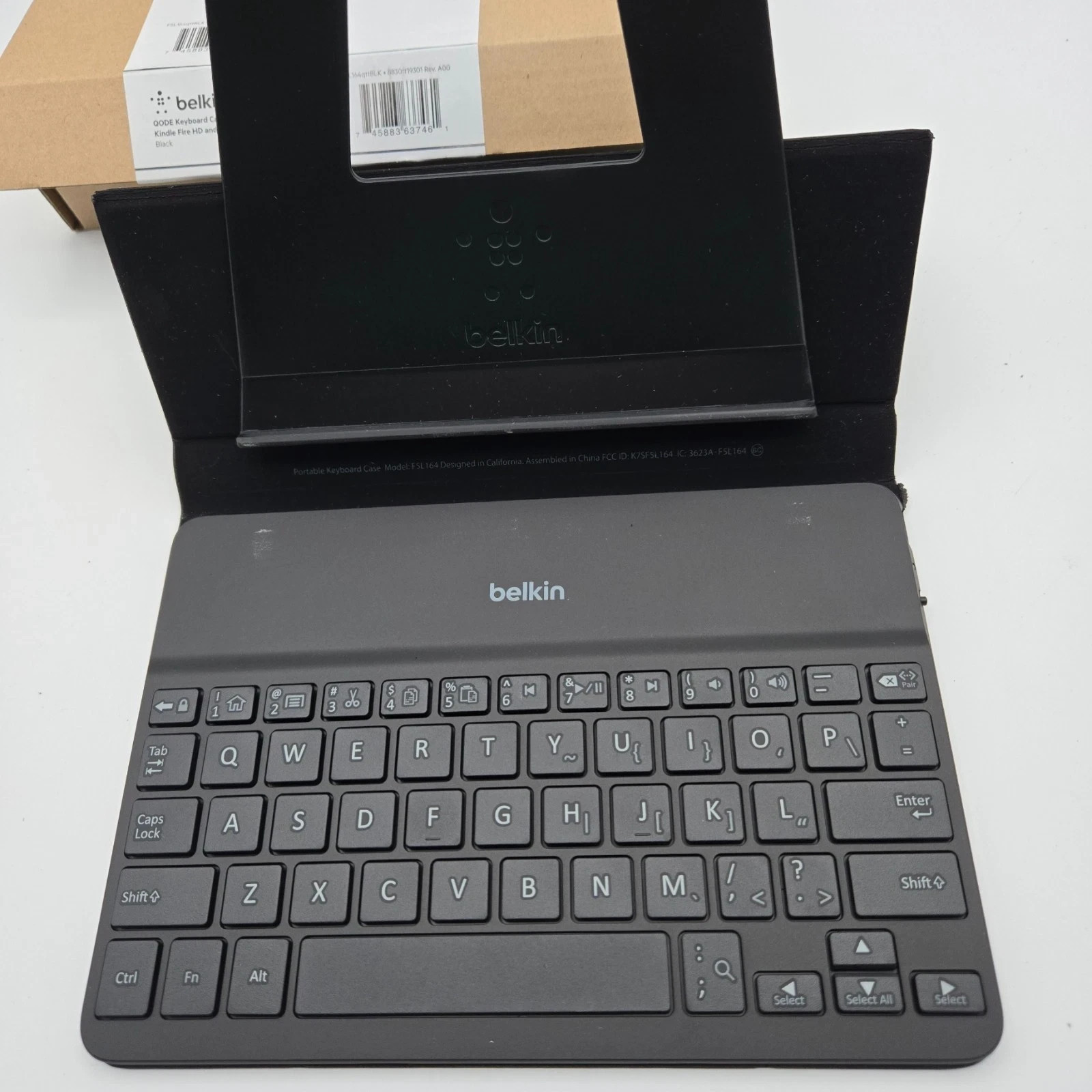 Qty. 5 Belkin QODE Keyboard Case for Kindle Fire HD and HDX 7" Black