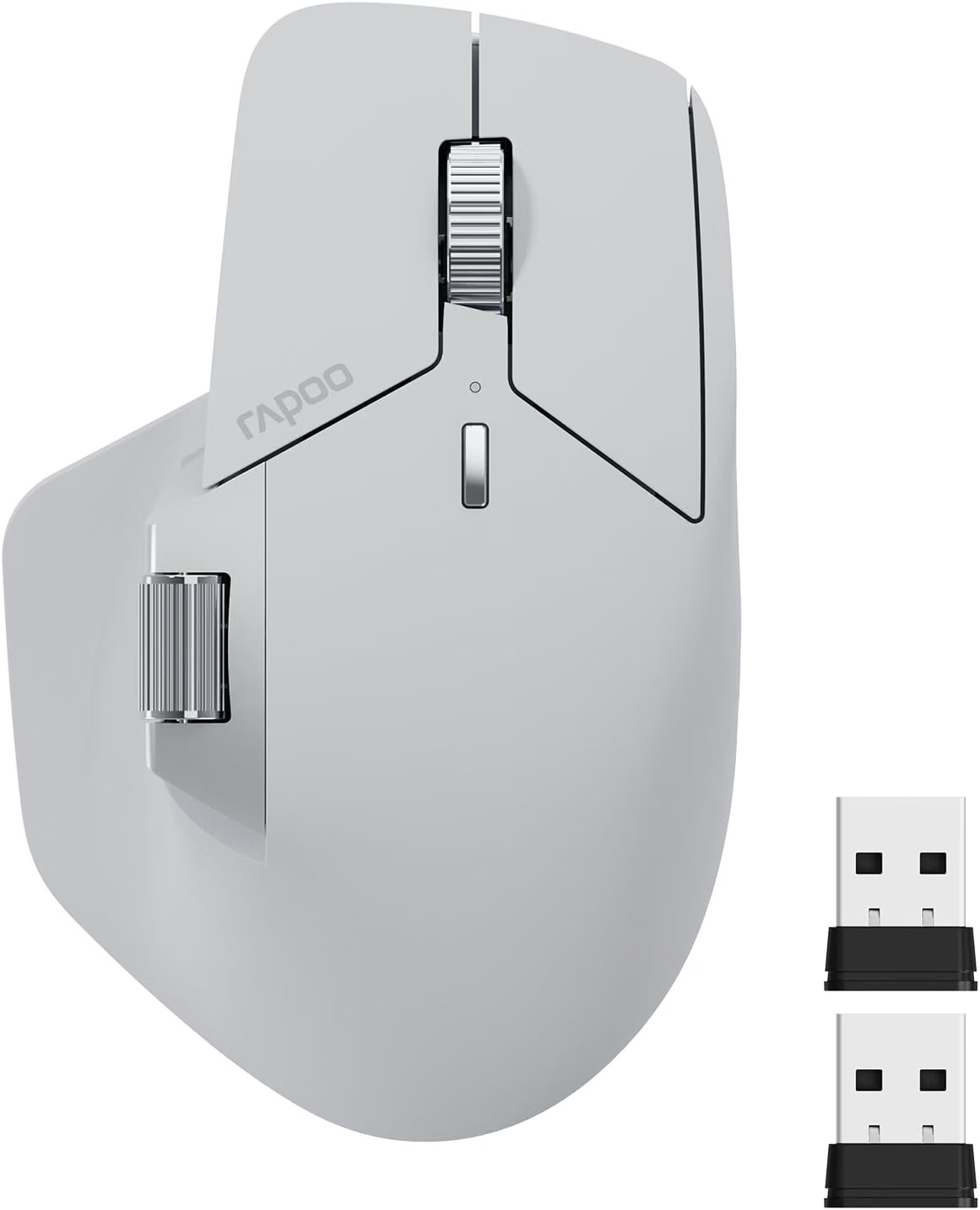 Rapoo MT760 Wireless Mouse Bluetooth 5.0 2.4G 4 Devices 11 Buttons 4K DPI