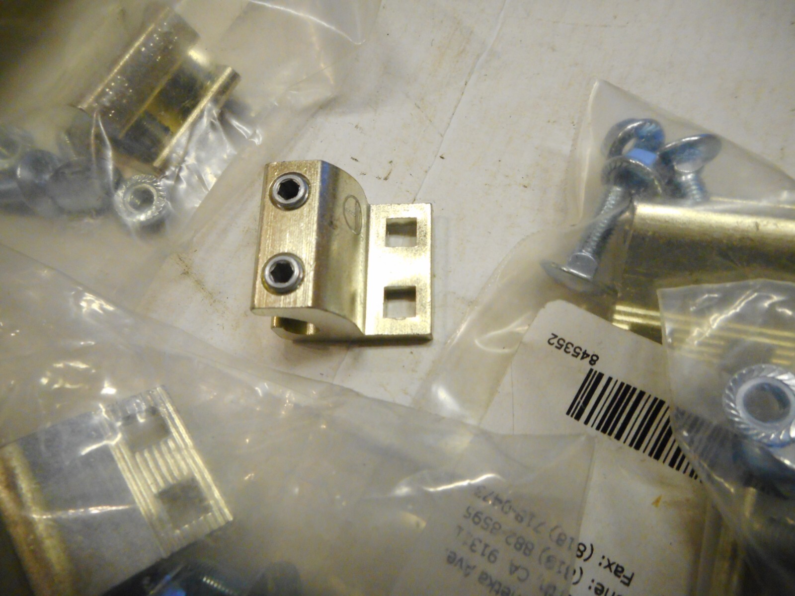 LOT OF 10  CPI #4-14 024-73019-001 RACKMOUNT GROUNDING KITS 1 INCH X 1 INCH