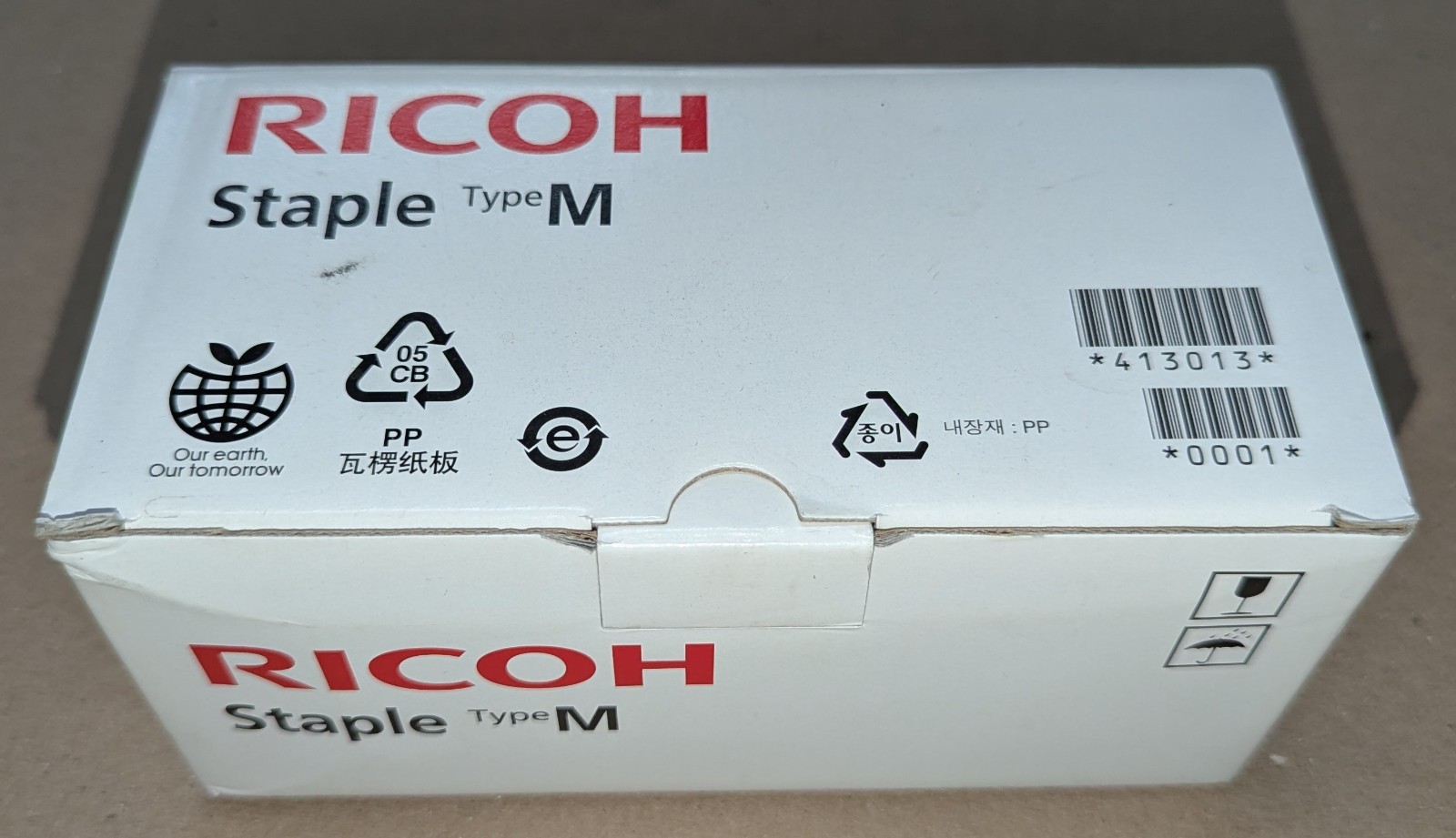 Genuine Ricoh Type M 413013 Staples Cartridge Ricoh/Savin/Lanier SR4110/4170