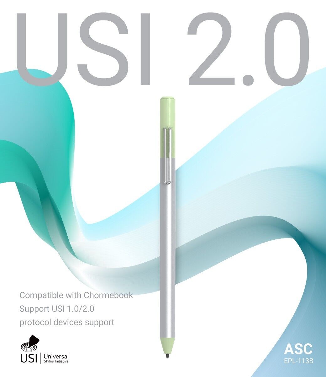 USI 2.0 Stylus Pen  HP,Lenovo, ASUS,Acer, Dell, Samsung Chromebooks 2 Extra Tips