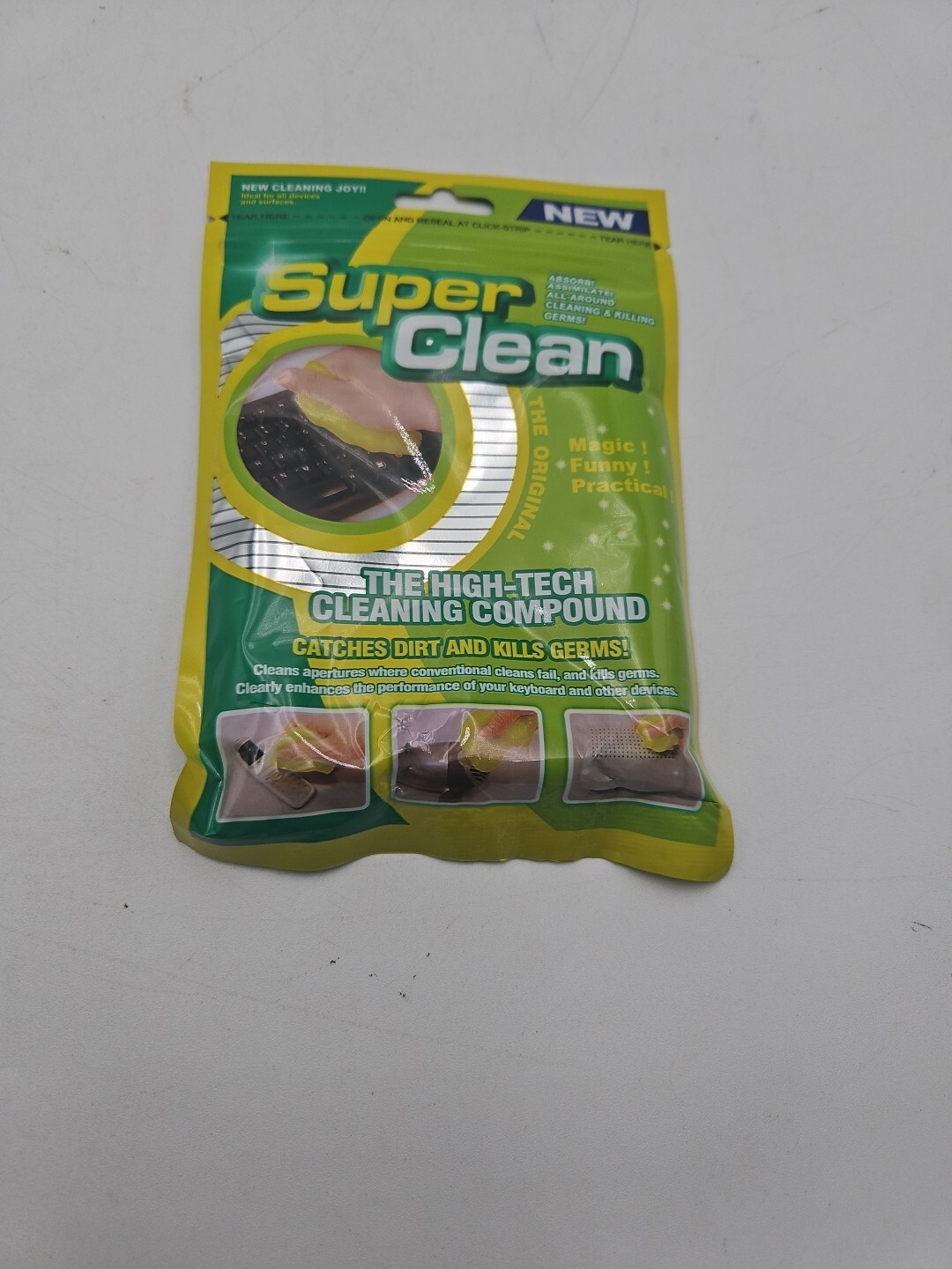 2 X Super Clean The High - Tech Cleaning Compound Lime Green Color - New