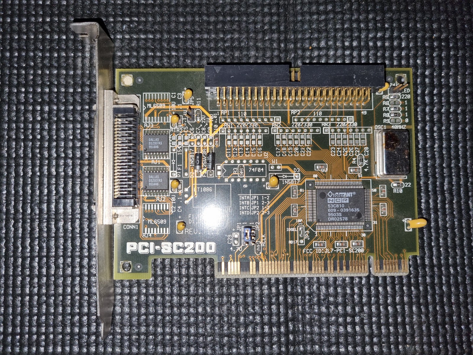ASUS PCI-SC200 NCR 53C810 PCI Fast SCSI-2 Controller Vintage PC