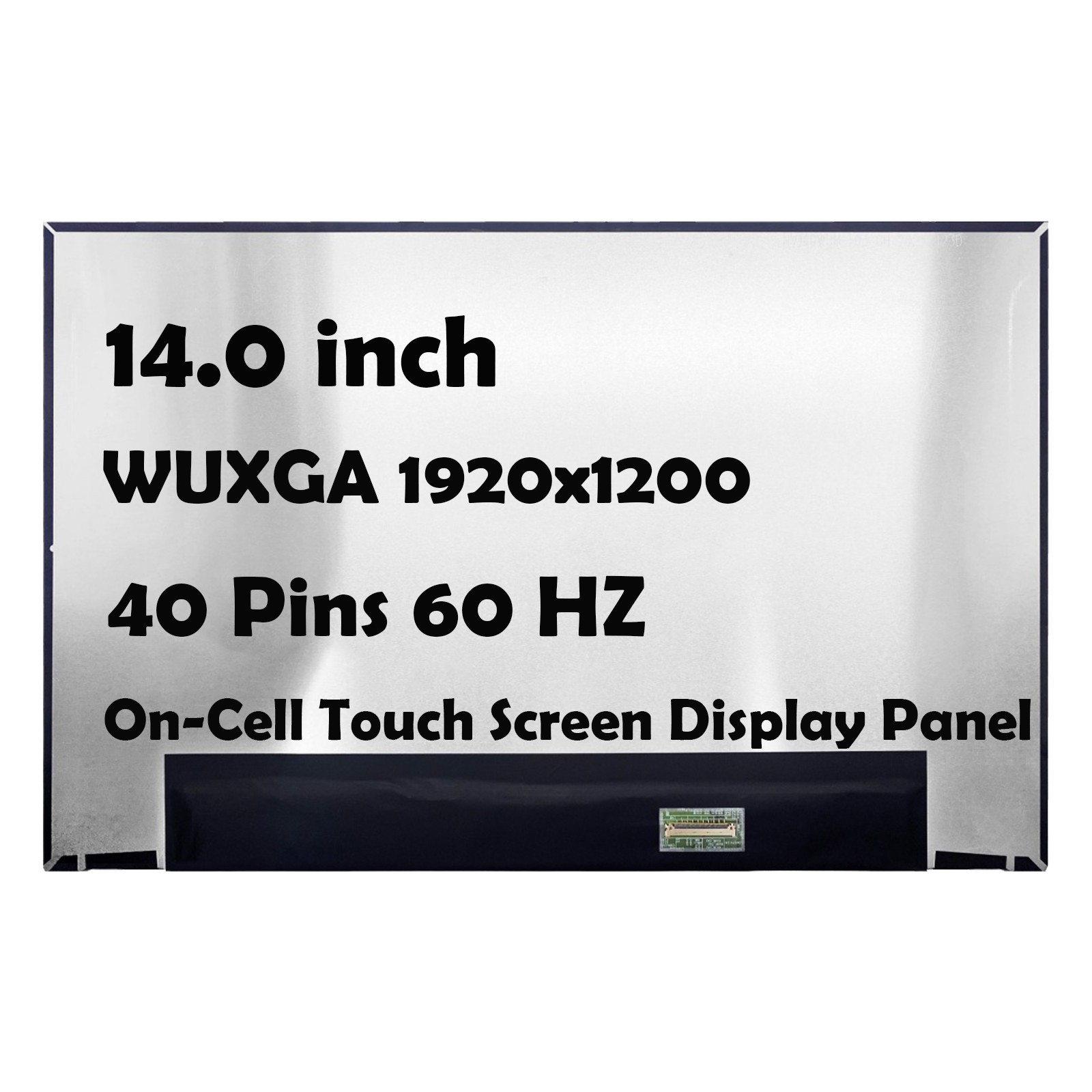 14" for Dell DP/N 0GN3CP GN3CP 1920x1200 40 Pins LCD Touch Screen Display Panel