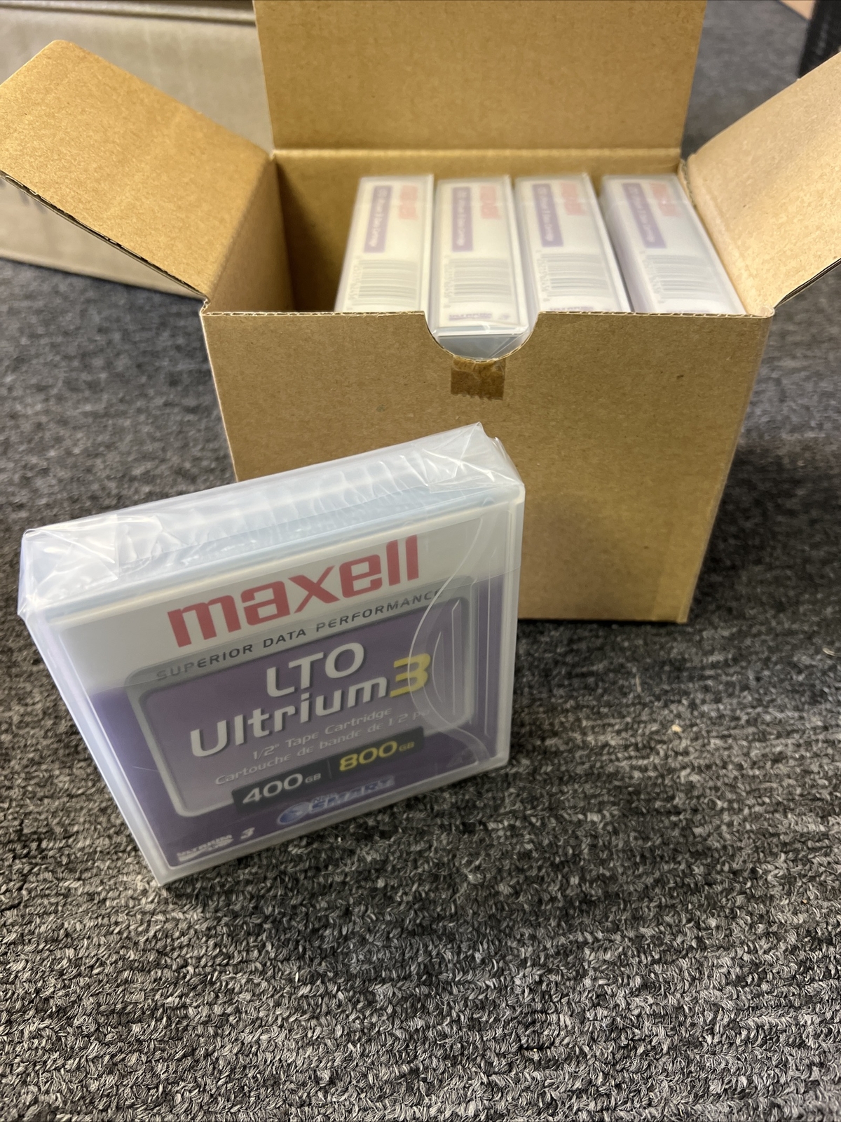 Maxell Ultrium 3 Data Cartridge LTOU3  400 XJ B Rewritable 400GB 800GB/183900 x5