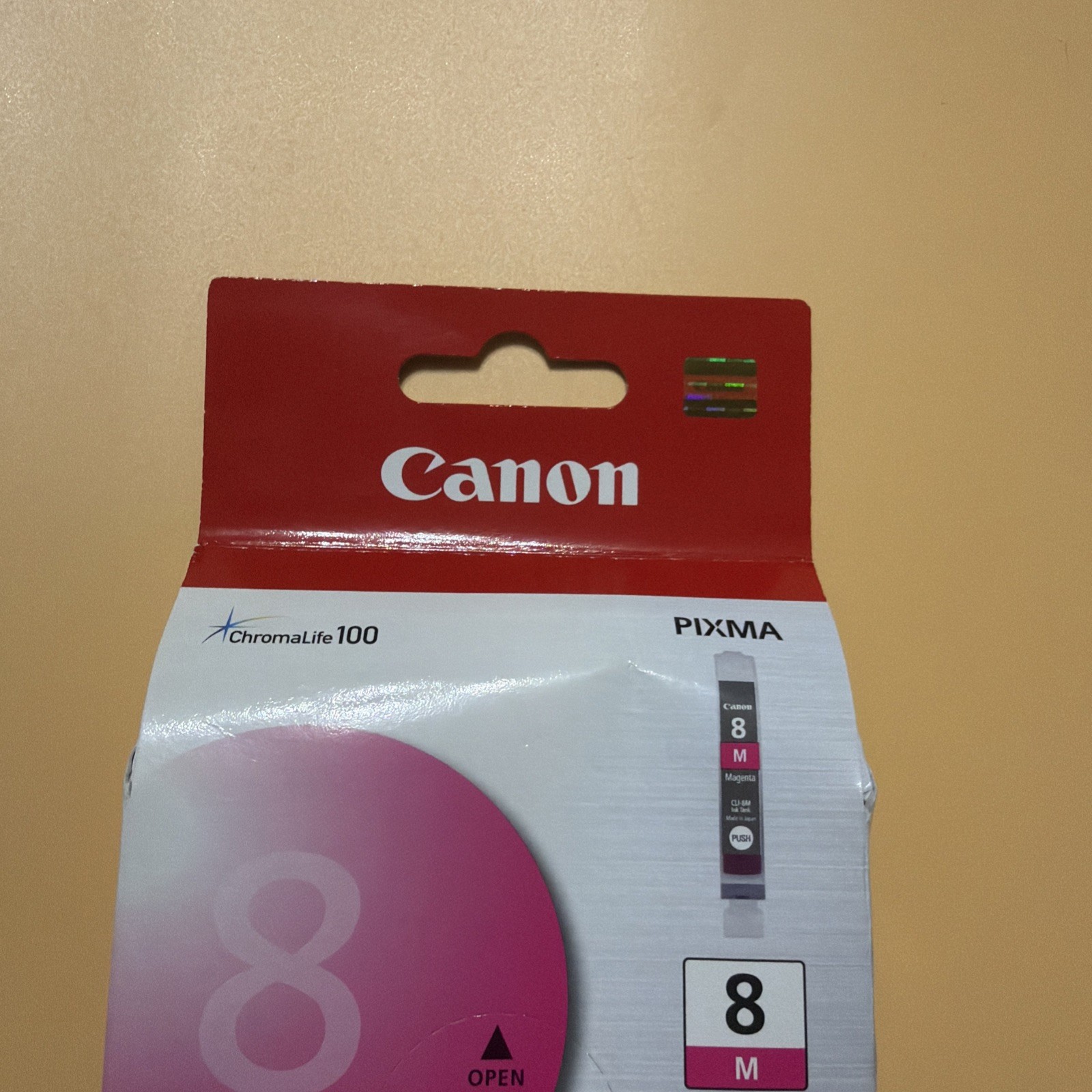 New Genuine Canon CLI-8M Magenta Ink Tank (0622B002 AB) Pixma ChromaLife 100