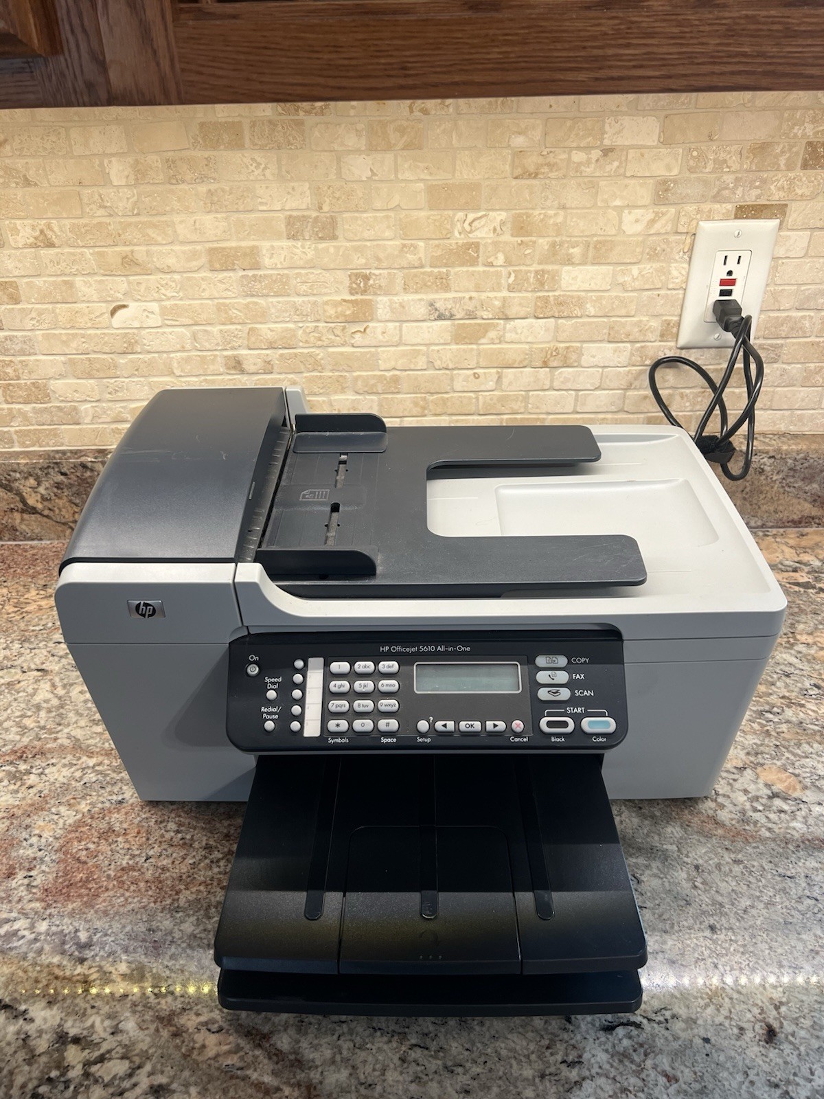 HP OfficeJet 5610 All-in-One Color Inkjet Printer USB Fax Scan Copy