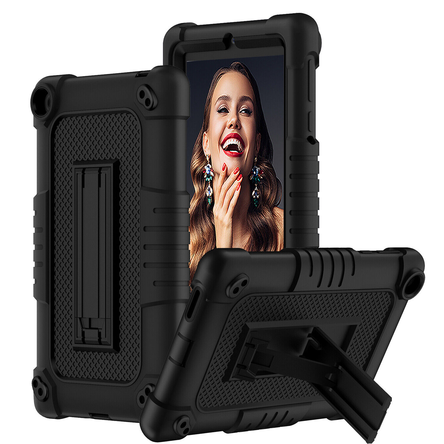 for Walmart Onn 7 Tablet Case Gen 3  2022 Model Built in Kickstand