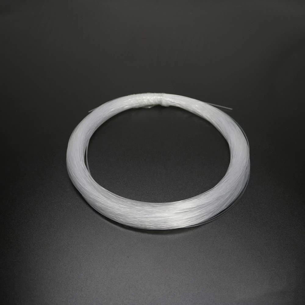 AZIMOM PMMA Plastic End Glow Fiber Optic Cable 0.03 in x 328 ft, transparent