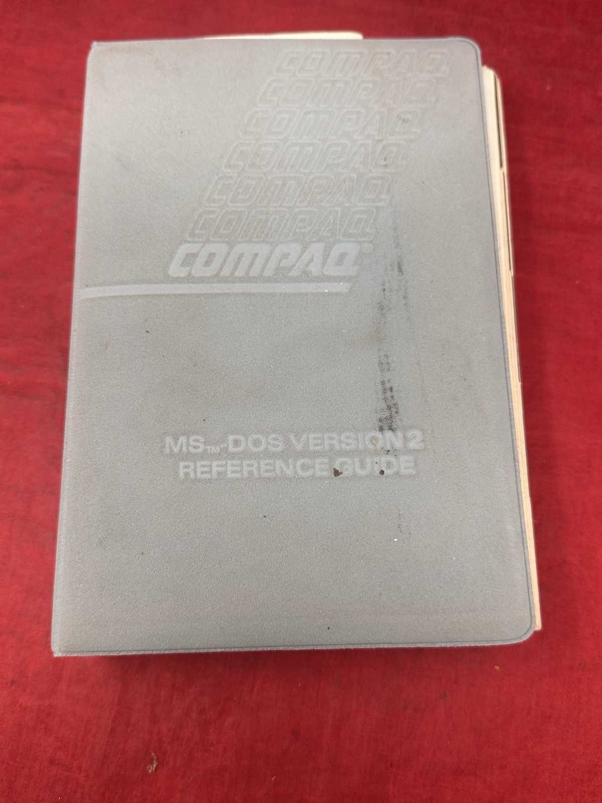 Compaq MS DOS Version 2 Reference Guide 1984 VTG Computer Manual In Binder