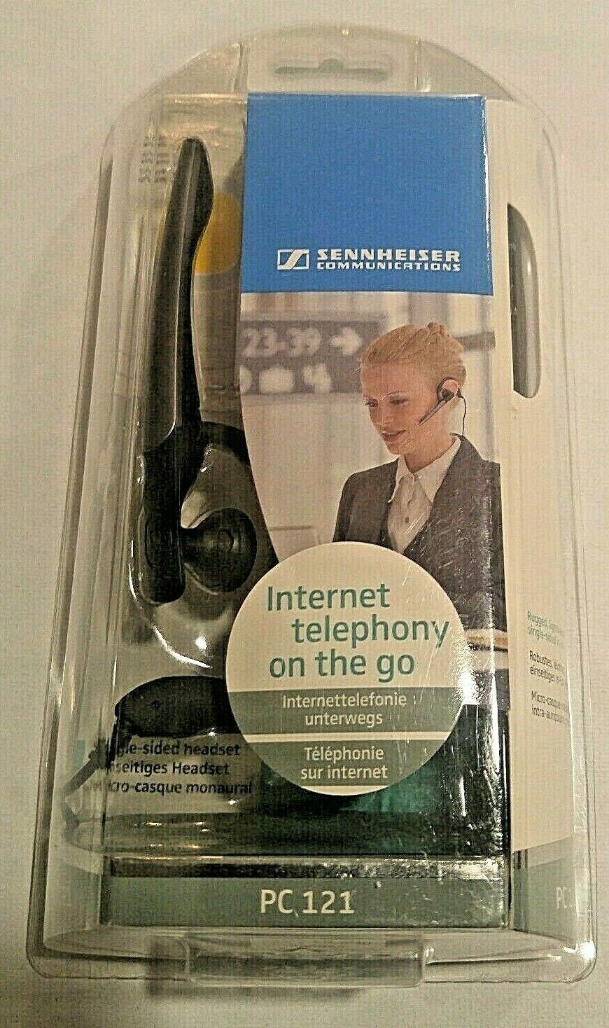 Sennheiser Communications PC121 In Ear Single Sided Headset For PC Or Laptop
