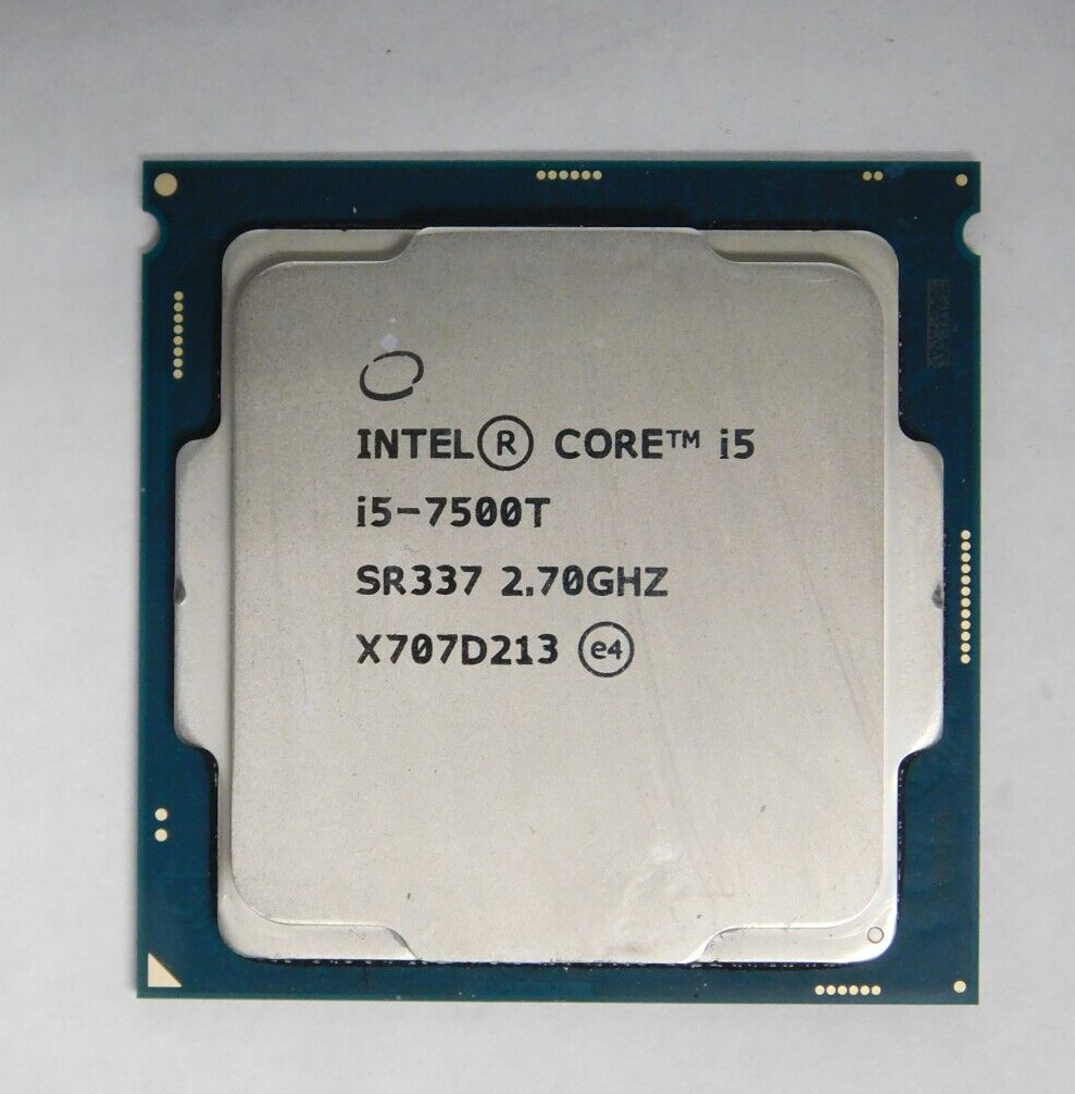 Intel® Core™ i5-7500T Processor 6M Cache, up to 3.30 GHz