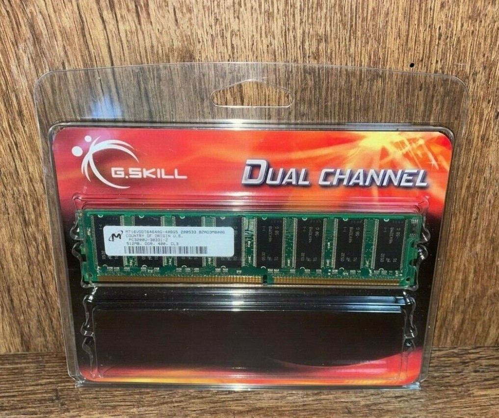 G.SKILL Dual Channel 512MB DDR 400 CL3 1024MBx2