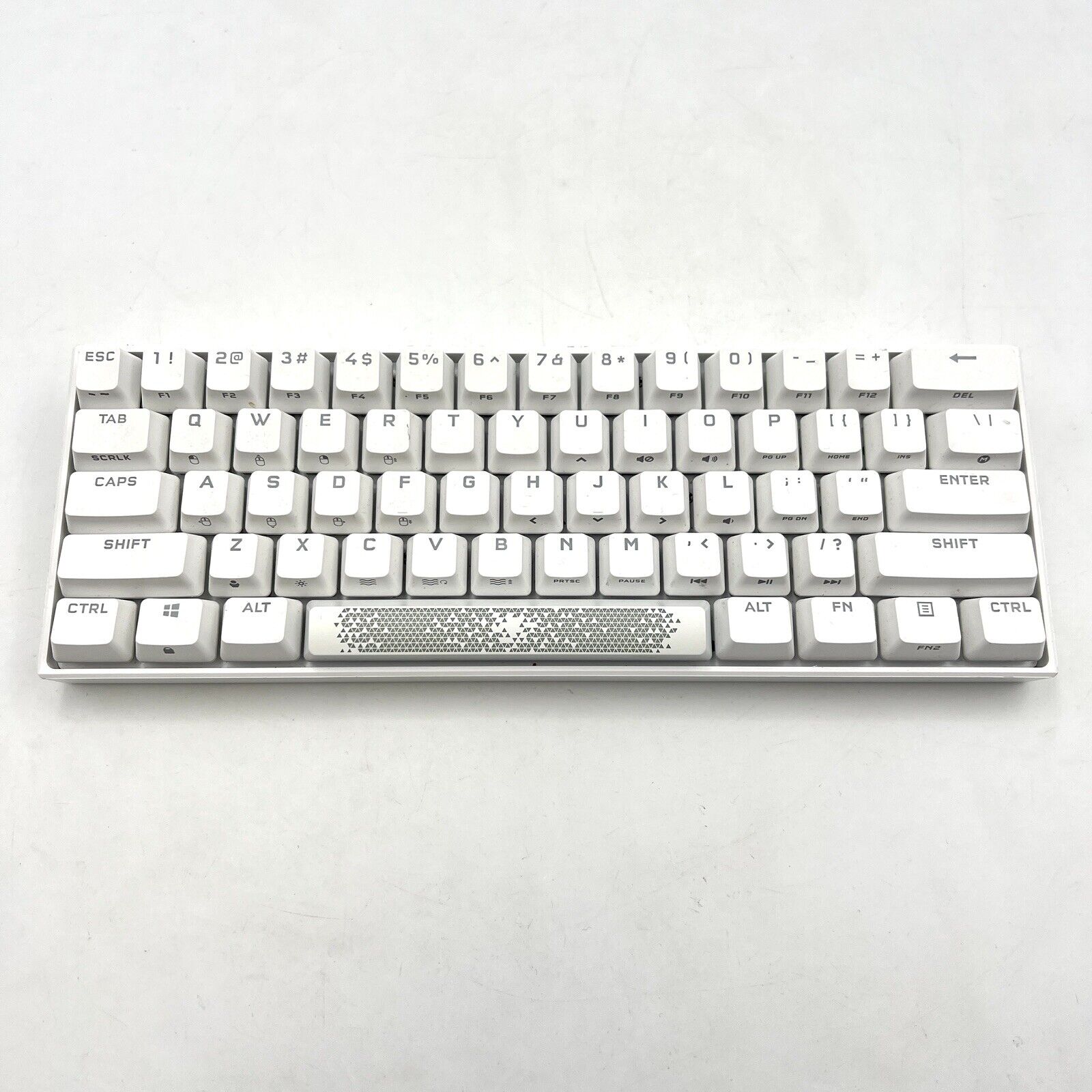 Corsair K65 White RGB Mini 60% Mechanical Gaming Keyboard Cherry MX Speed Tested