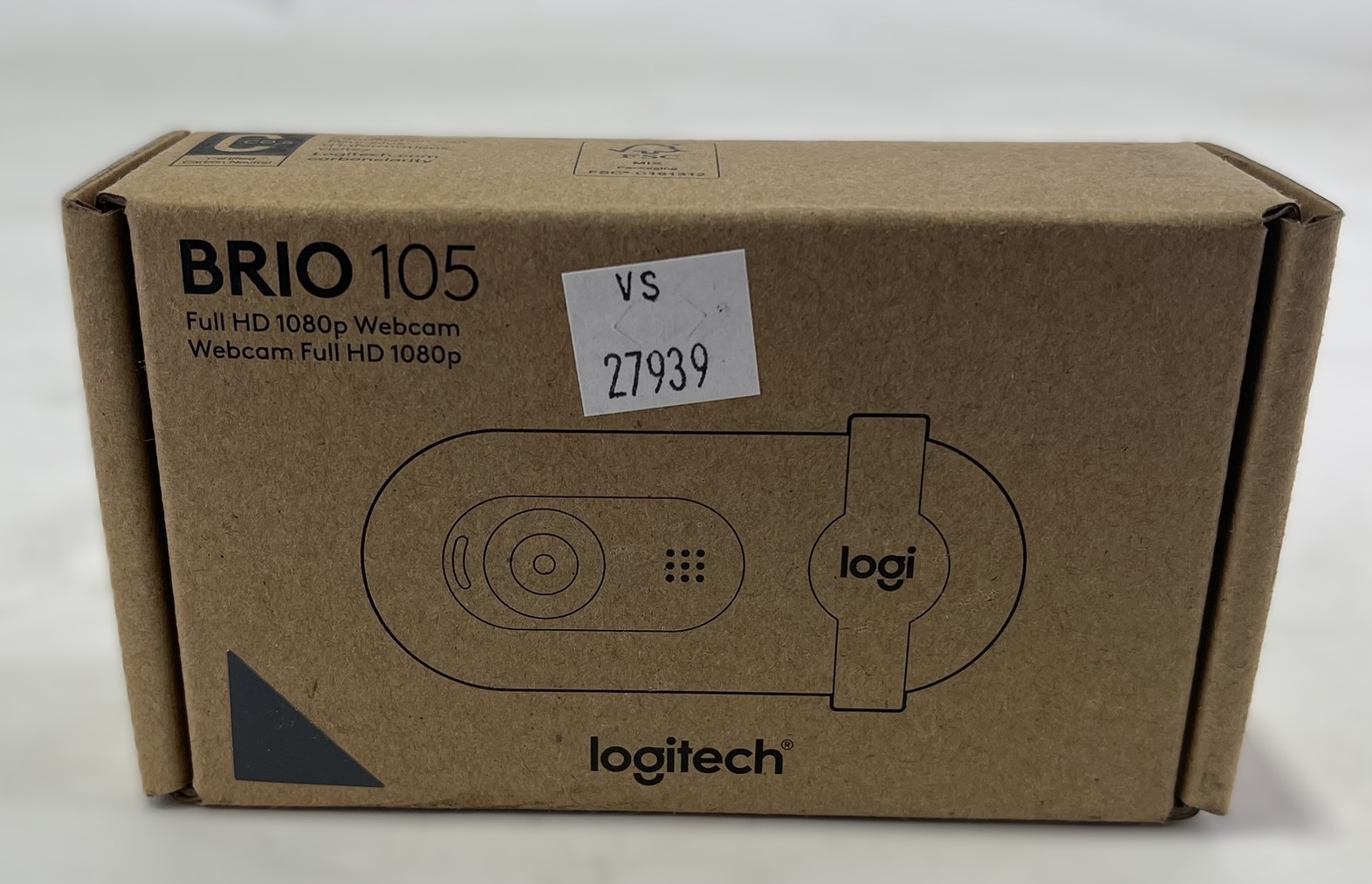 Lot of 2 Logitech Brio 105 Business Webcam New Open Box (VS)