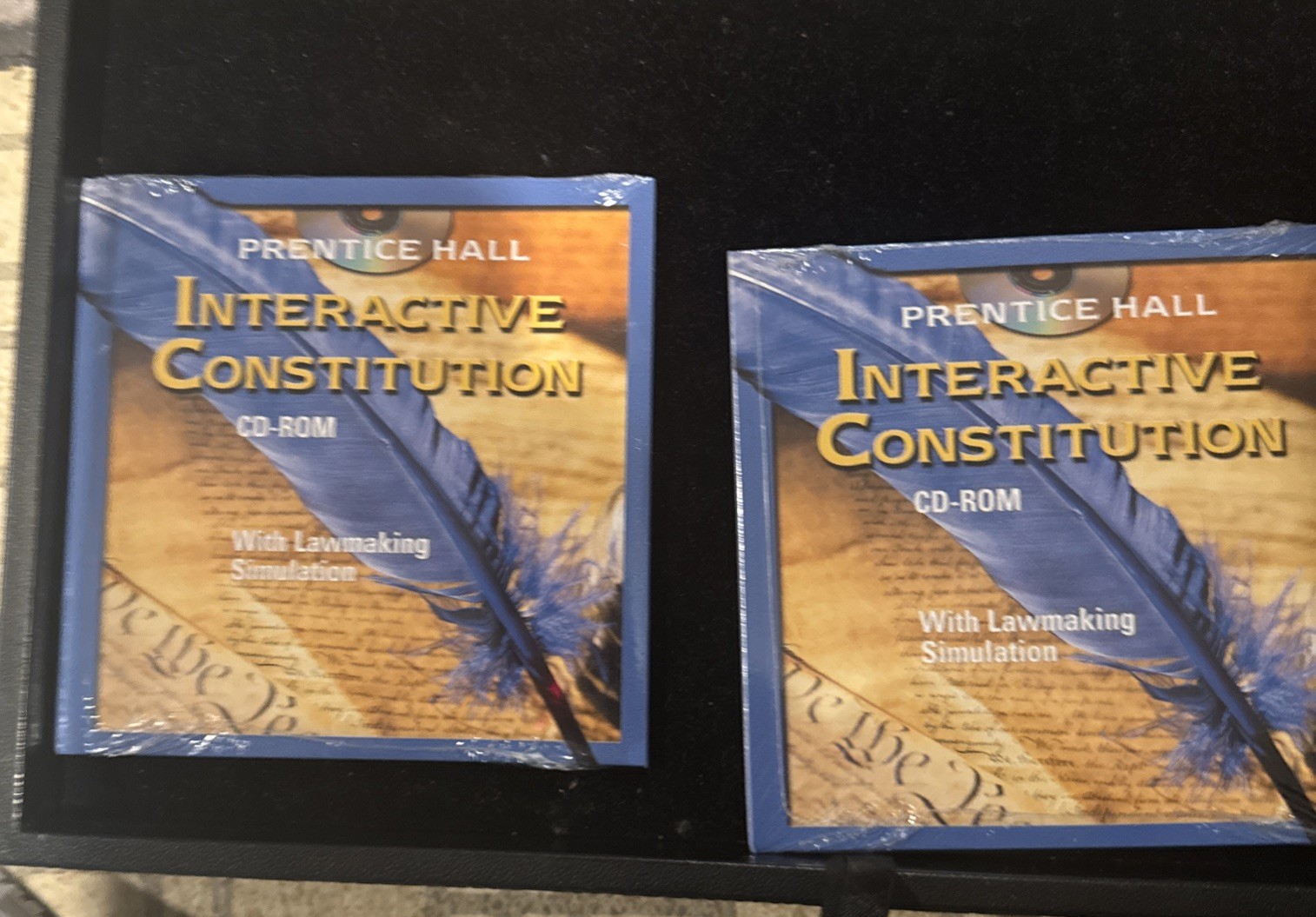 Lot Of 2Prentice Hall Interactive Constitution + Lawmaker Simulation PC CD