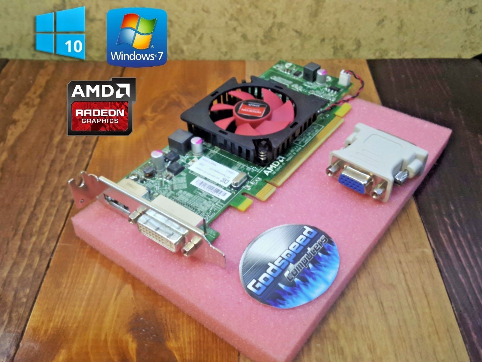 Acer Aspire AX1200 AX3950 X1300 Half Height Size 1GB DVI DP VGA Video Card