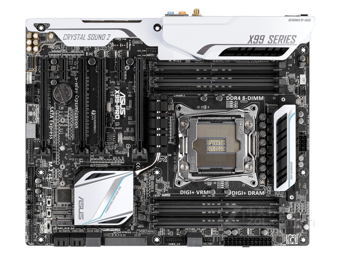 For ASUS X99-PRO motherboard X99 LG2011-V3 8*DDR4 64G ATX Tested ok