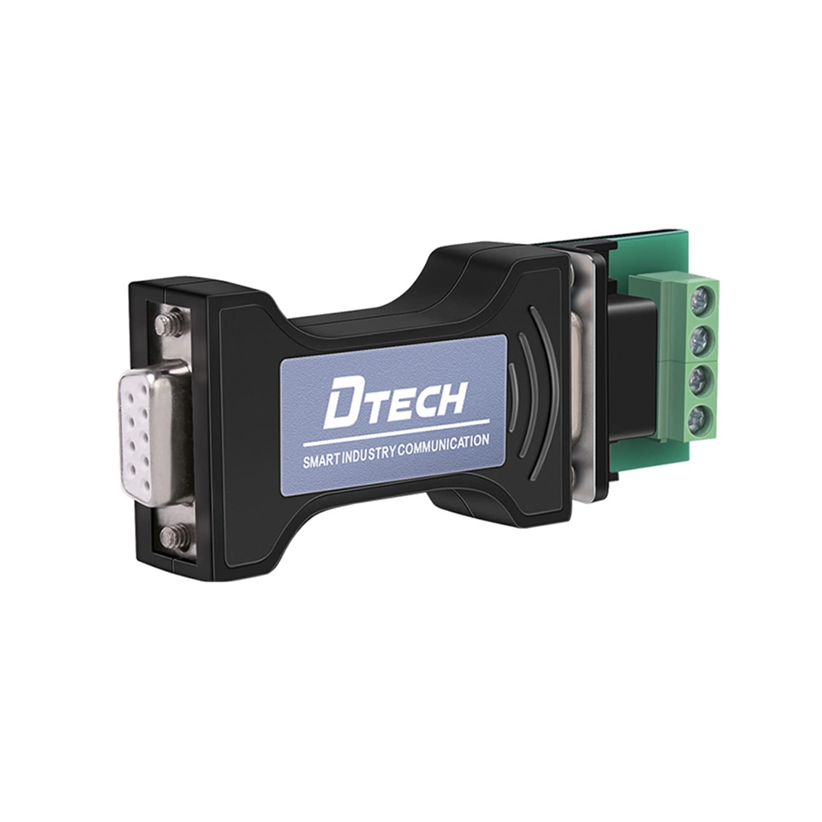 RS232 to RS485 Serial Converter Adapter with 4 Position Terminal Block for In...