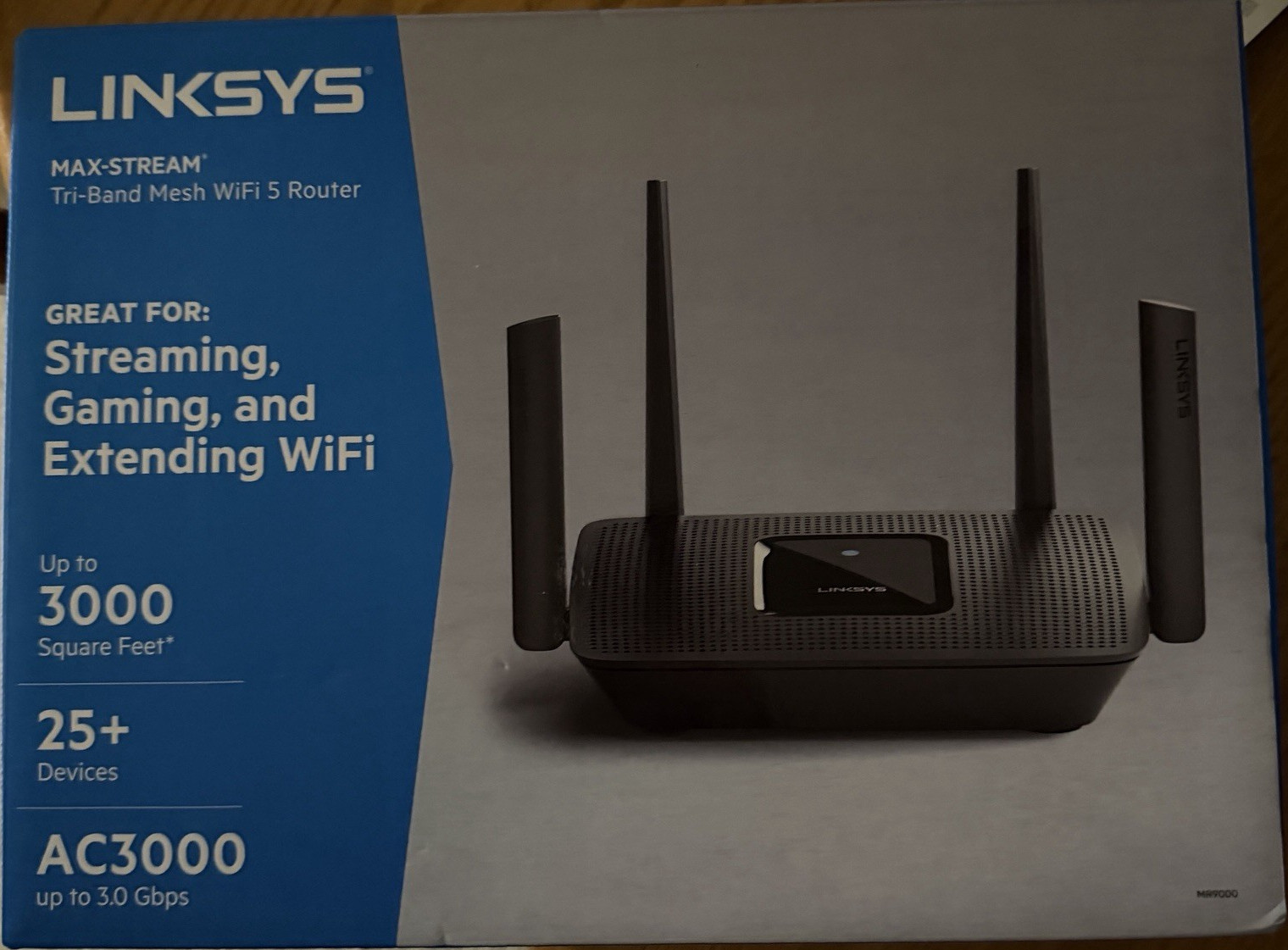 Linksys MR9000 Max-Stream Tri-Band Router AC3000 & Velop Dual-Band AC1300