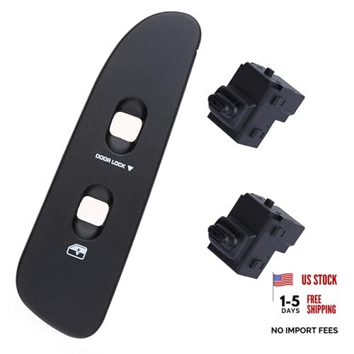 Black - Passenger Side Window Switch Bezel Cover Panel