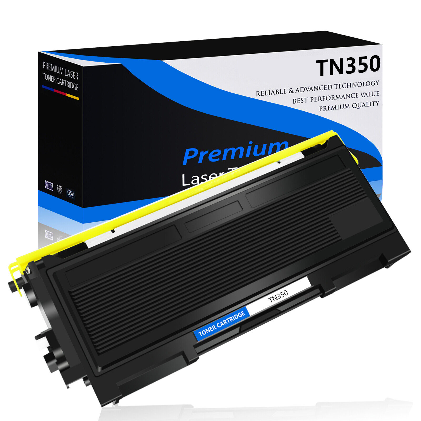 TN350 Black Toner Cartridge Replacement for Brother TN-350 HL-2040 DCP-7025 MFC