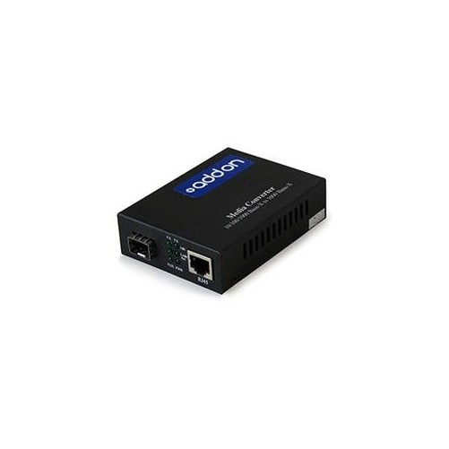 Addon ADD-GMC-SFP-POE+ 1GBS 1 RJ-45 TO 1 SFP PORT POE+ MEDIA CONVERTER
