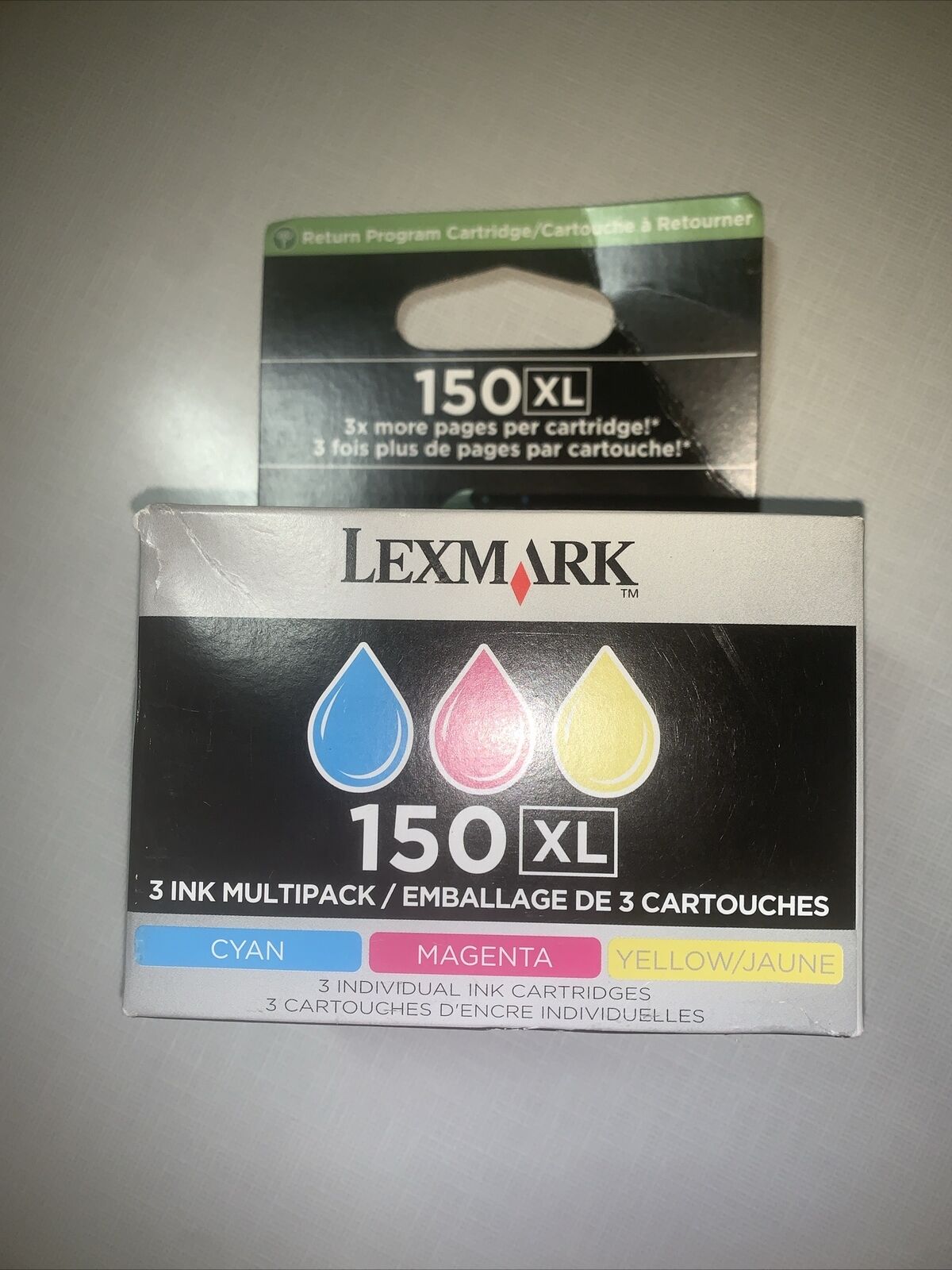 Genuine Lexmark 150XL 3 Ink Multipack 14N1807 Ink Cartridges NEW OEM SEALED