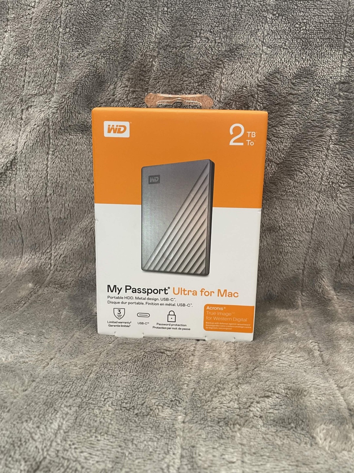 [NEW] - Western Digital My Passport Ultra For Mac 2TB Portable HDD - SILVER