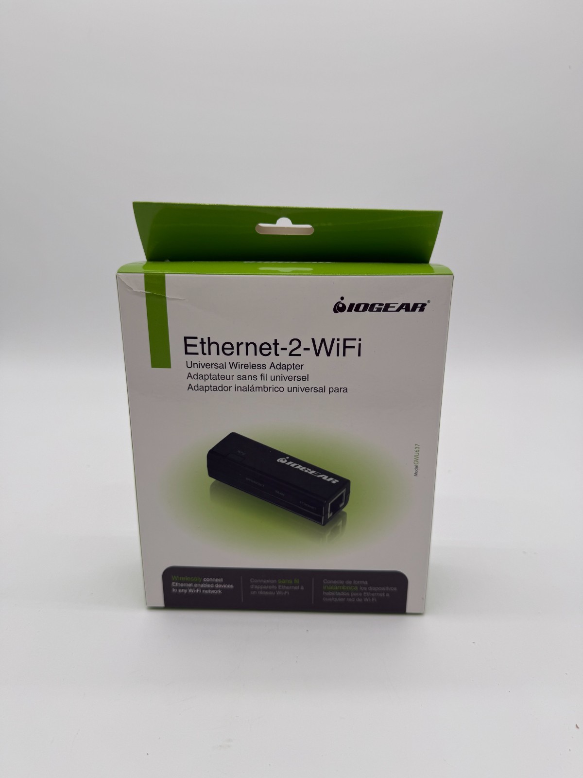 IOGEAR Universal Wireless Adapter Ethernet to WiFi Converter - OPEN BOX