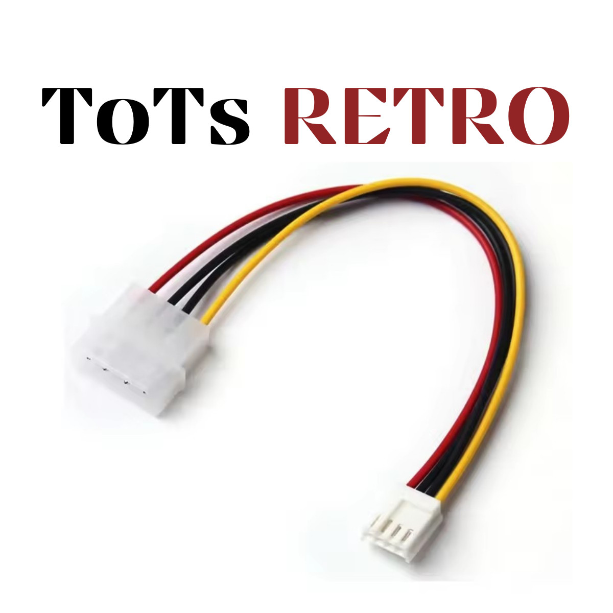 For BlueSCSI 4 Pin Molex to 3.5" Floppy Drive FDD Power Adapter Cable | ZuluSCSI